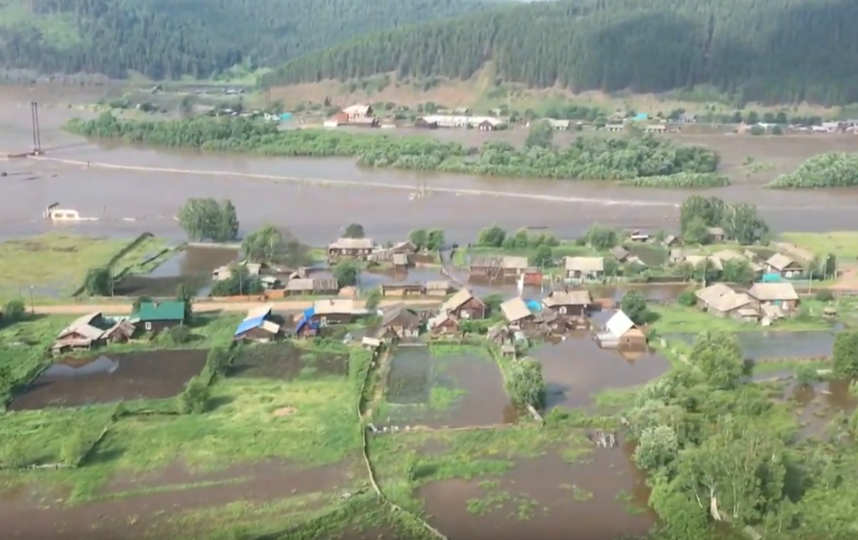 Паводок в Иркутской области. Фото  youtube.com/watch?v=0QrnWZwdyzg