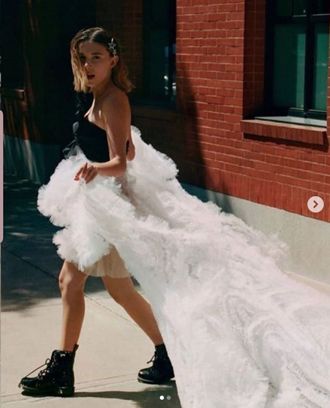 Милли Бобби Браун. Фото скриншот: instagram.com/milliebobbybrown/