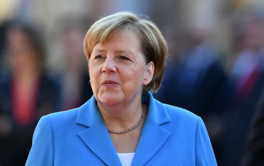 Ангела Меркель на неформальной саммите в Зальцбурге. Фото AFP