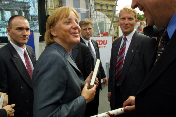Ангела Меркель в 2001 году. Фото Getty