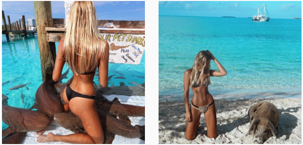 Сара Конан. Фото Скриншот из Instagram @moonstrucktraveller.