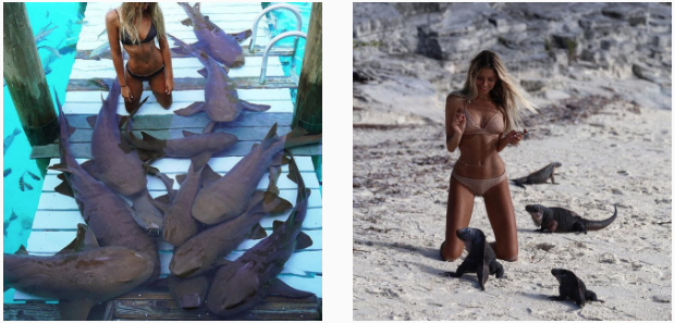 Сара Конан. Фото Скриншот из Instagram @moonstrucktraveller.