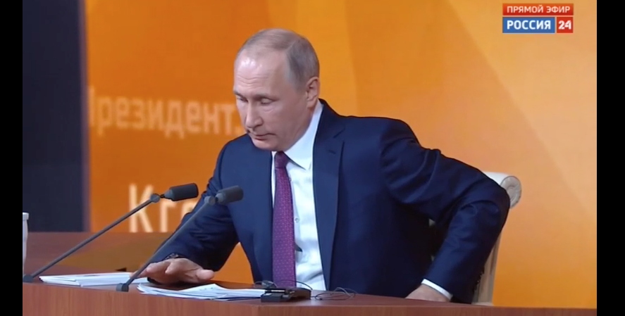 Большая пресс-конференция Владимира Путина. Фото https://www.vesti.ru/onair/