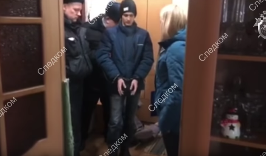 Место преступления. Фото скриншот видео СК, youtube.com/watch?v=Rlipry8FpCA