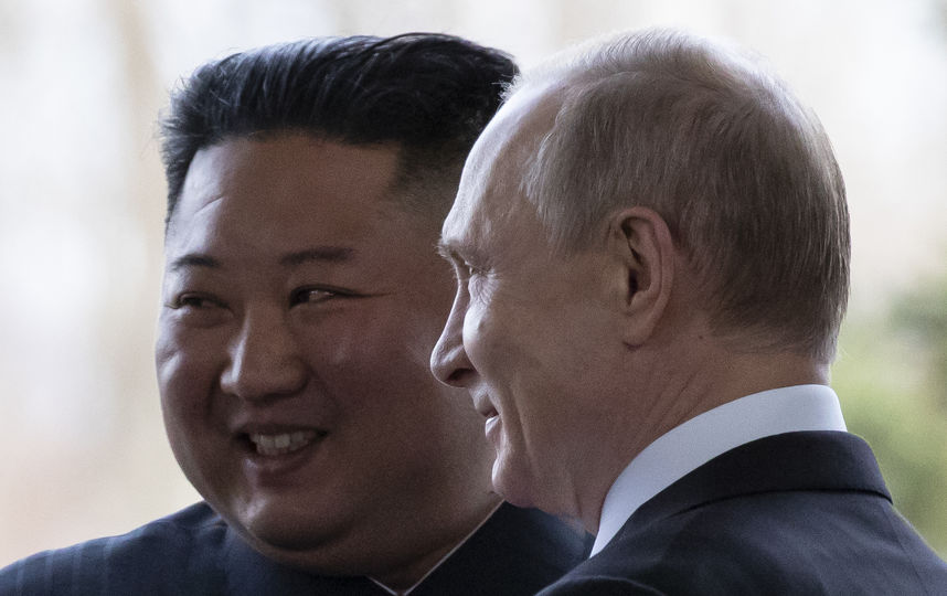 Владимир Путин и Ким Чен Ын. Фото AFP