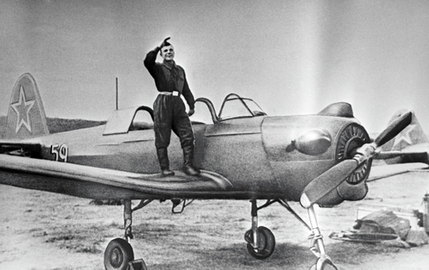 Курсант авиационного училища в г. Оренбурге Юрий Гагарин. Фото РИА Новости