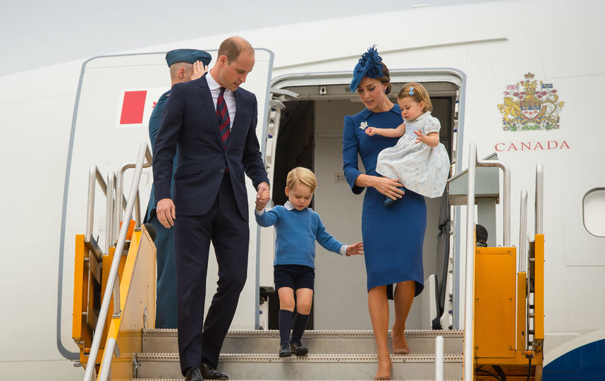 Принц Уильям, Кейт Миддлтон, принц Джордж и принцесса Шарлотта. Фото Getty