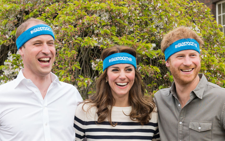 Принц Уильям, Кейт Миддлтон и принц Гарри. Фото Getty