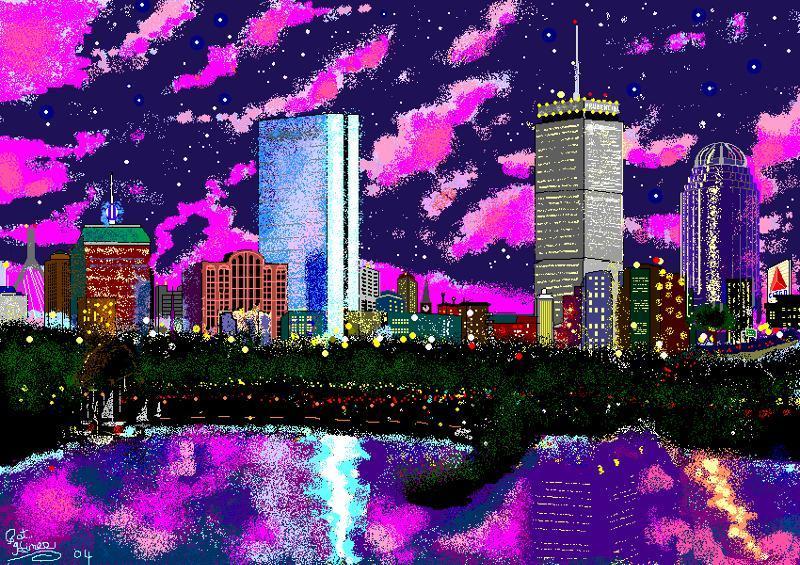 Американский писатель создал фантастические иллюстрации к книге в Paint