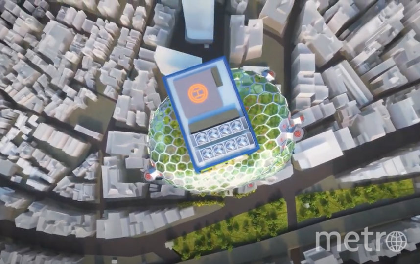 Проект выглядит футуристично. Фото Noiz Architects, "Metro"