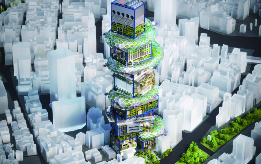 Постойка сможет вместить множество людей. Фото Noiz Architects, "Metro"