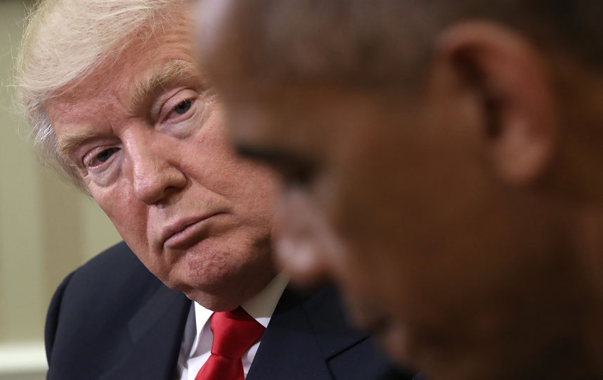 Дональд Трамп и Барак Обама. Фото Getty