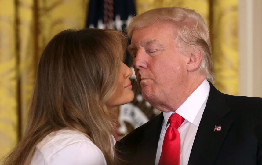 Мелания Трамп с мужем Дональдом Трампом. Фото Getty