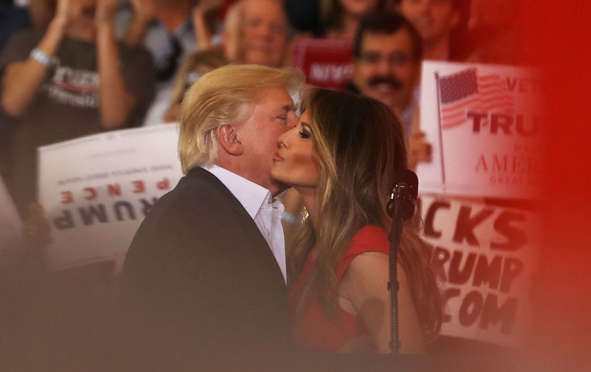 Мелания Трамп с мужем Дональдом Трампом. Фото Getty