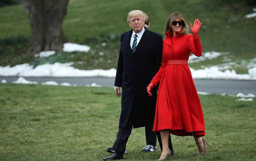 Мелания Трамп с мужем Дональдом Трампом. Фото Getty