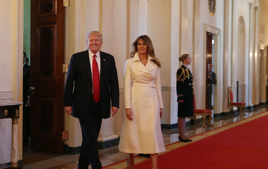 Мелания Трамп с мужем Дональдом Трампом. Фото Getty