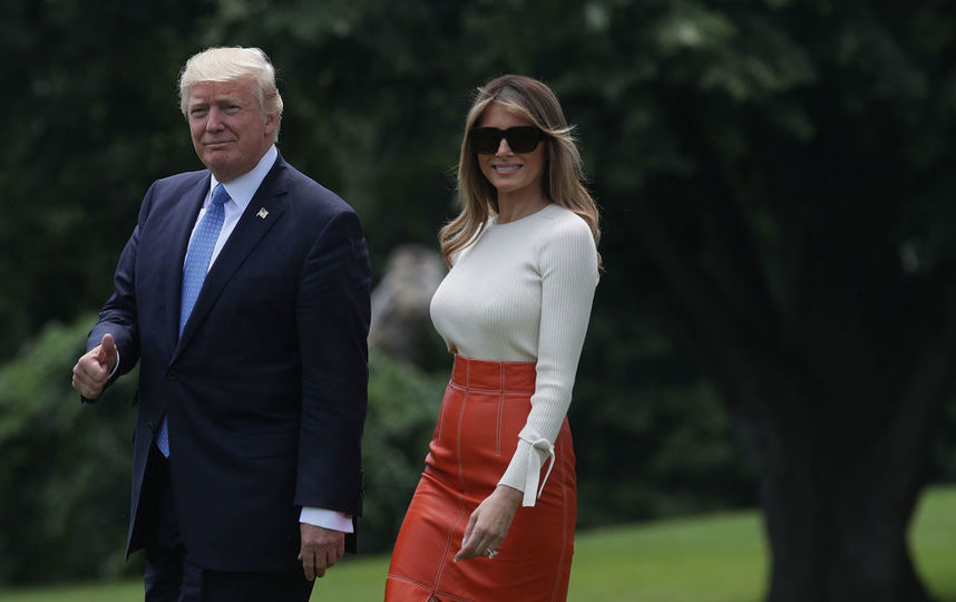 Мелания Трамп с мужем Дональдом Трампом. Фото Getty