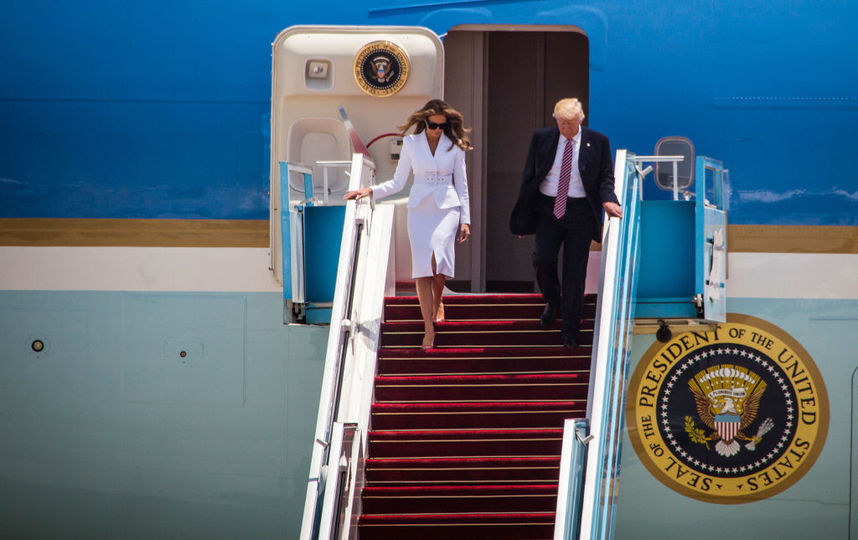 Мелания Трамп с мужем Дональдом Трампом. Фото Getty