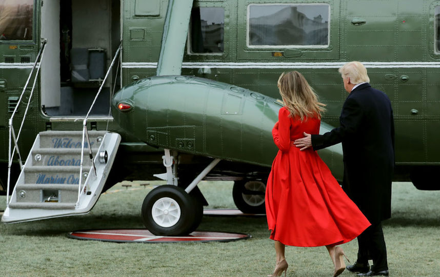 Мелания Трамп с мужем Дональдом Трампом. Фото Getty