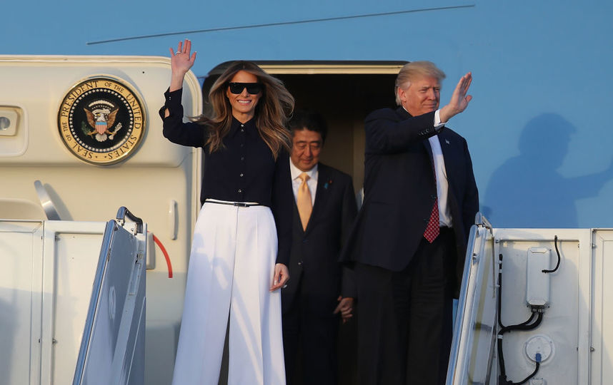 Мелания Трамп с мужем Дональдом Трампом. Фото Getty