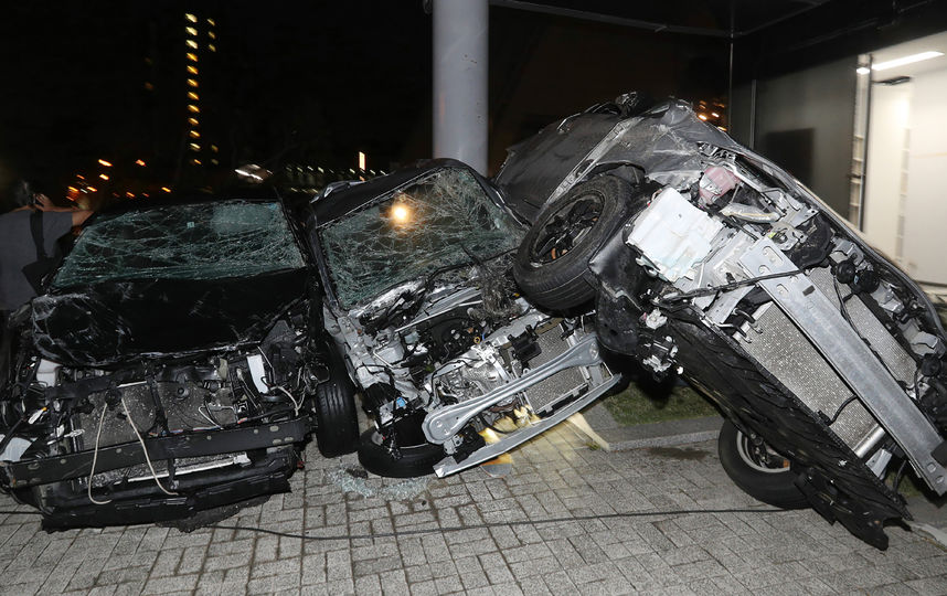 Последствия тайфуна «Джеби» в Японии. Фото AFP