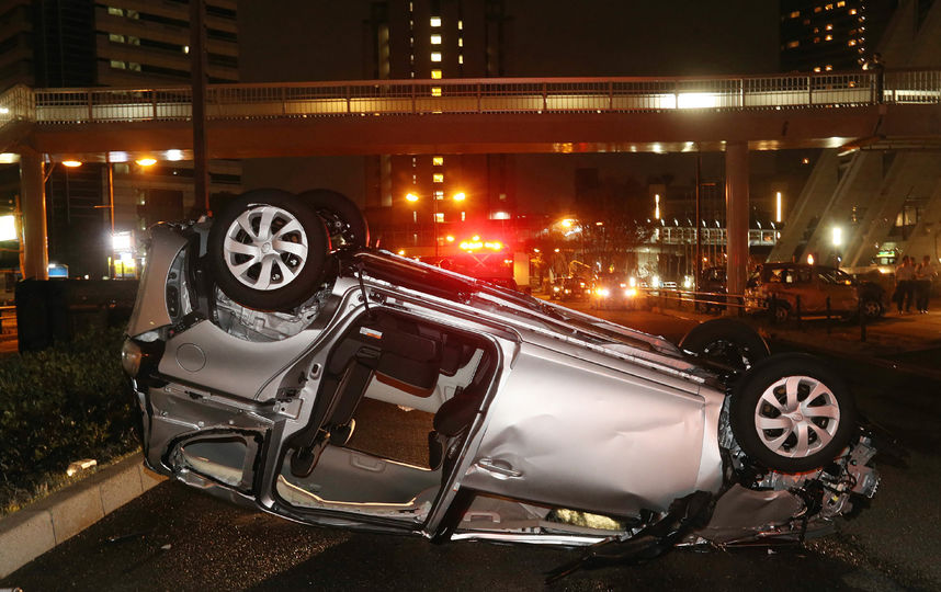 Последствия тайфуна «Джеби» в Японии. Фото AFP