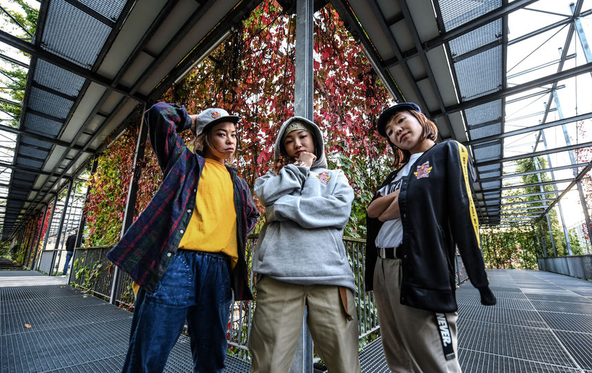 B-girls из Японии. Фото Предоставлено Red Bull