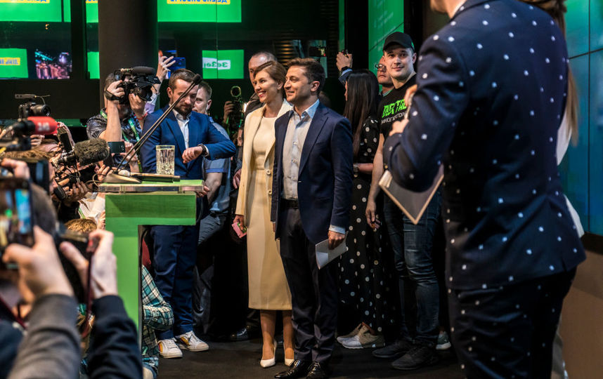 Образ жены президента Украины в победный день, 21 апреля. Фото Getty