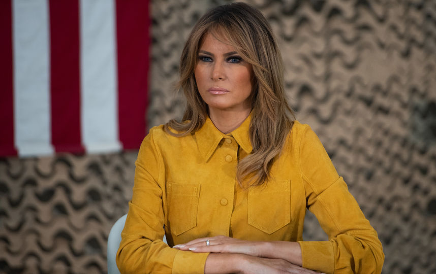 Дональд и Мелания Трамп посетили американскую авиабазу в Ираке. Фото AFP