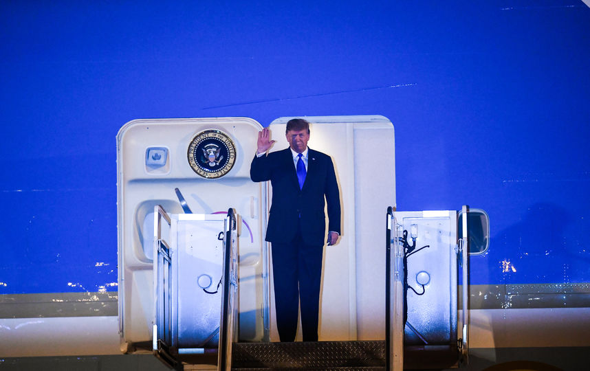 Дональд Трамп прибыл в Ханой. Фото AFP