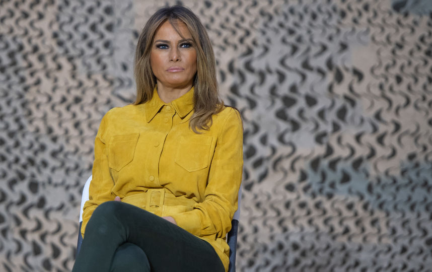 Дональд и Мелания Трамп посетили американскую авиабазу в Ираке. Фото AFP