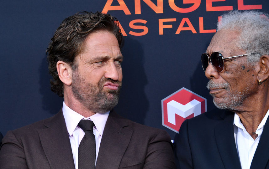 Джерард Батлер и Морган Фримен. Фото Getty