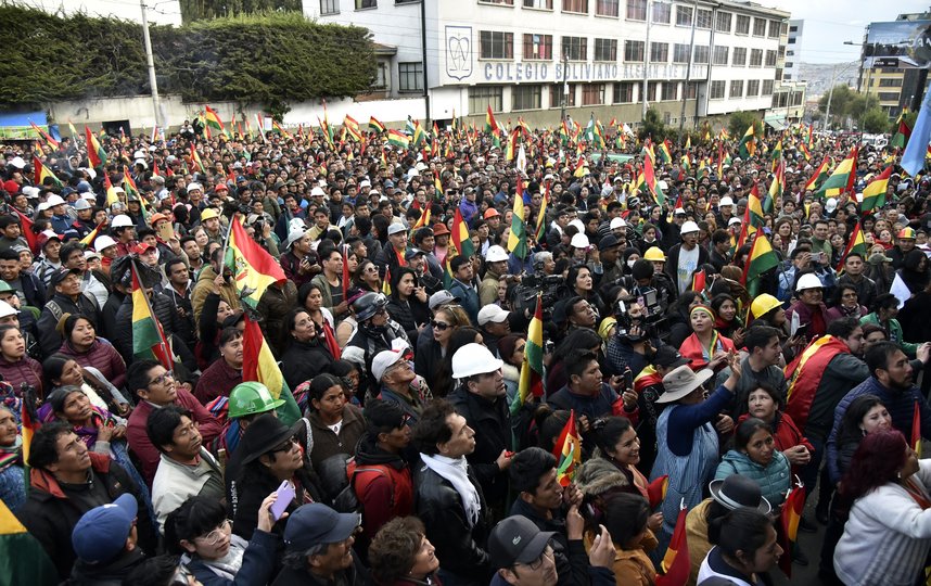 Протесты в Боливии. Фото AFP