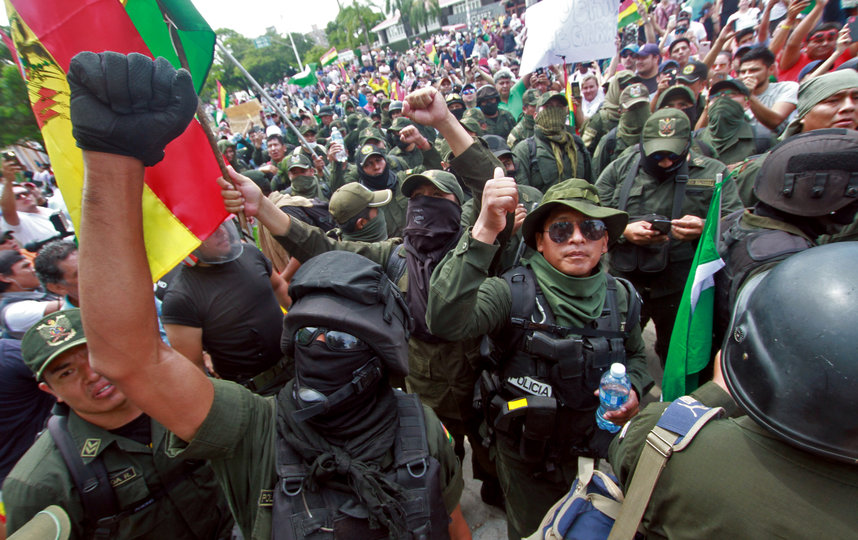 Протесты в Боливии. Фото AFP