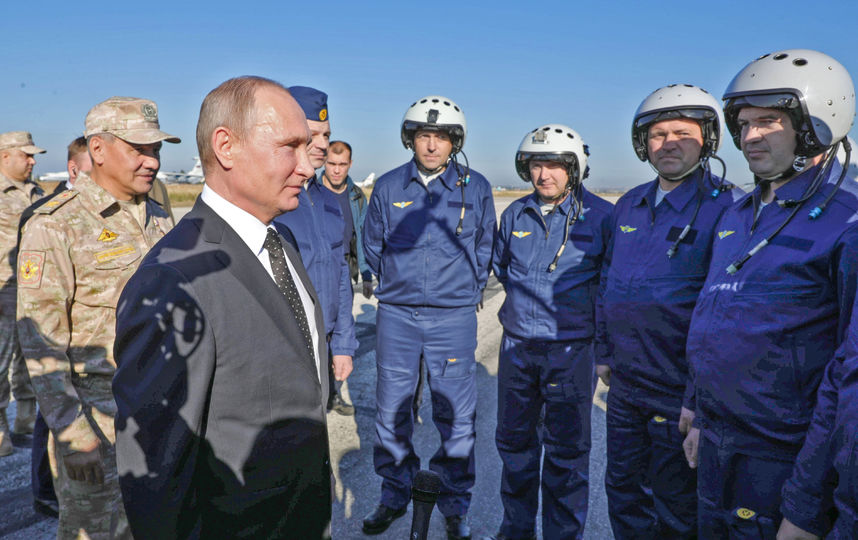 Владимир Путин заявил о выводе войск из Сирии. Фото AFP