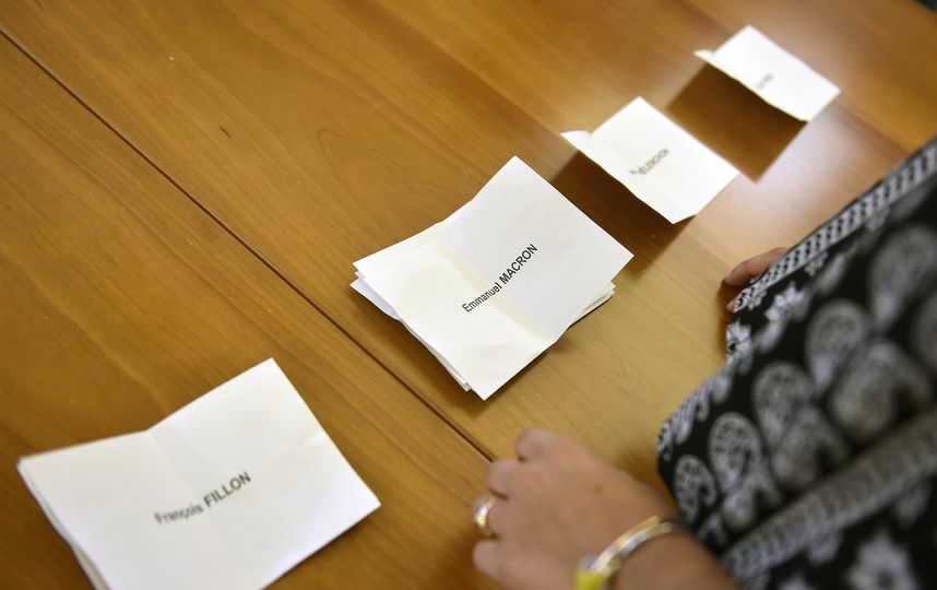 Во Франции завершился первый тур президентских выборов. Фото AFP