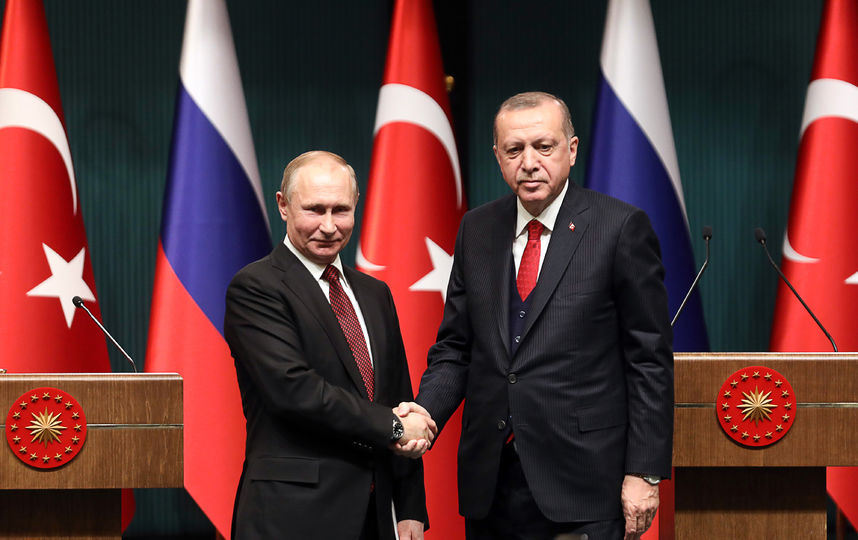 Путин и Эрдоган в Анкаре. Фото AFP