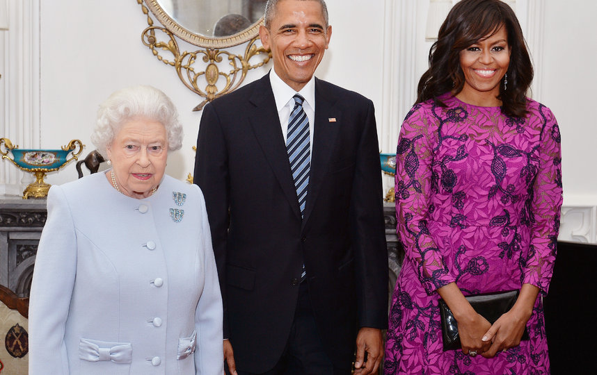 Президент США Барак Обама и королева Великобритании Елизавета II. 2016 год. Фото Getty