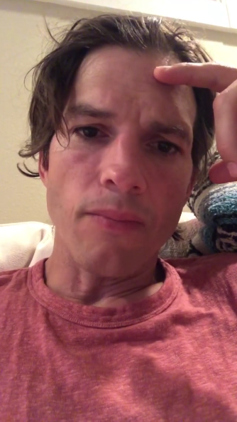 Эштон Катчер. Фото скриншот: instagram.com/aplusk/