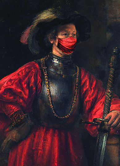 "Портрет человека в военной форме", Рембрандт ван Рейн.