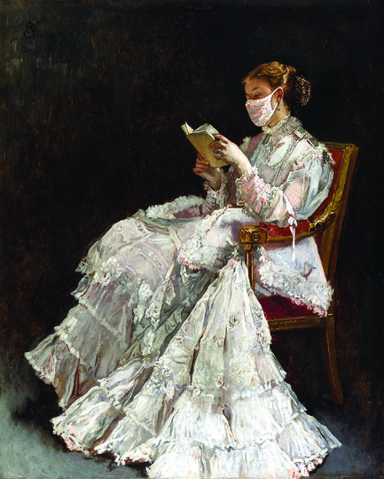 "Читатель", Альфред Эмиль Леопольд Стевенс.