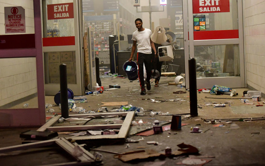 Массовые протесты в США. Фото Getty