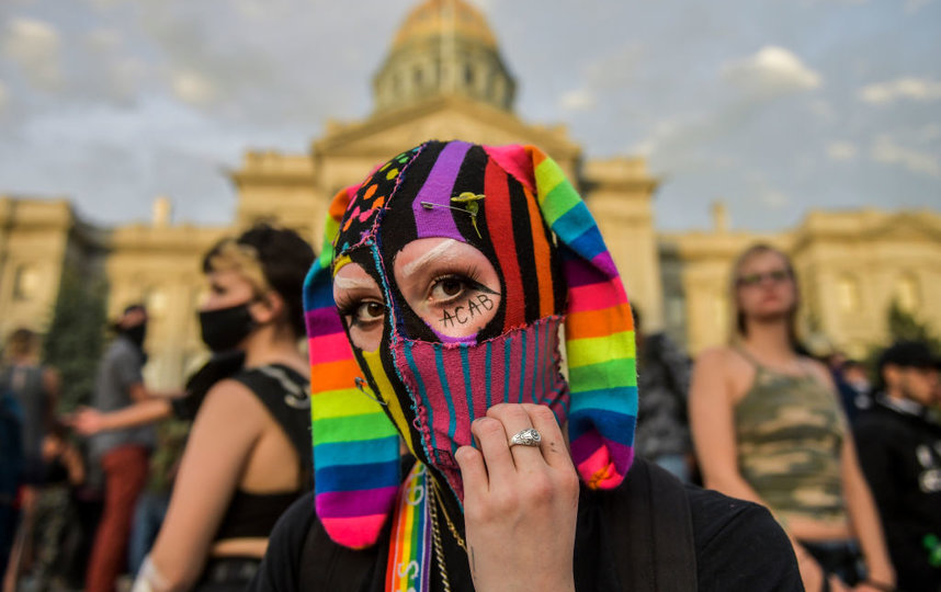 Массовые протесты в США. Фото Getty