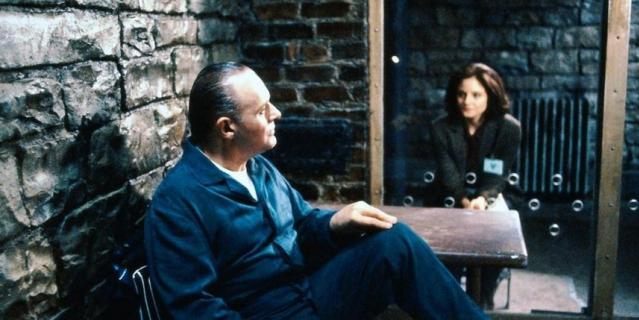 Кадр из фильма "Молчание ягнят" (1991).