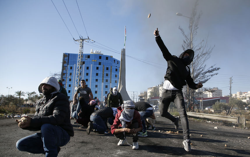 Столкновения в Секторе Газа. Фото AFP