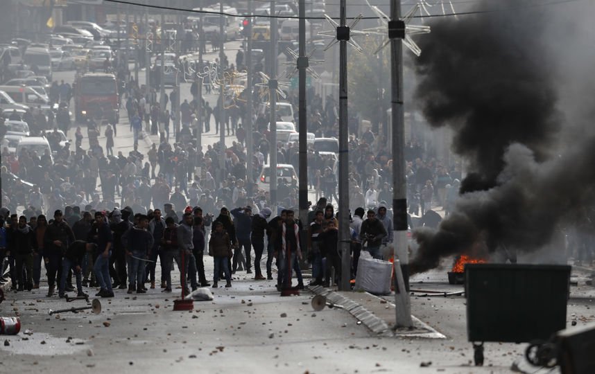 Столкновения в Секторе Газа. Фото AFP
