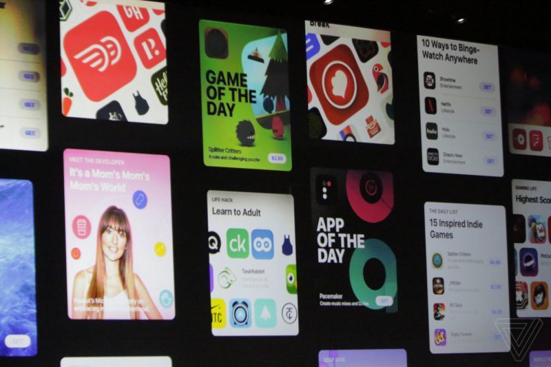 Обновлённый AppStore. Фото Theverge.com