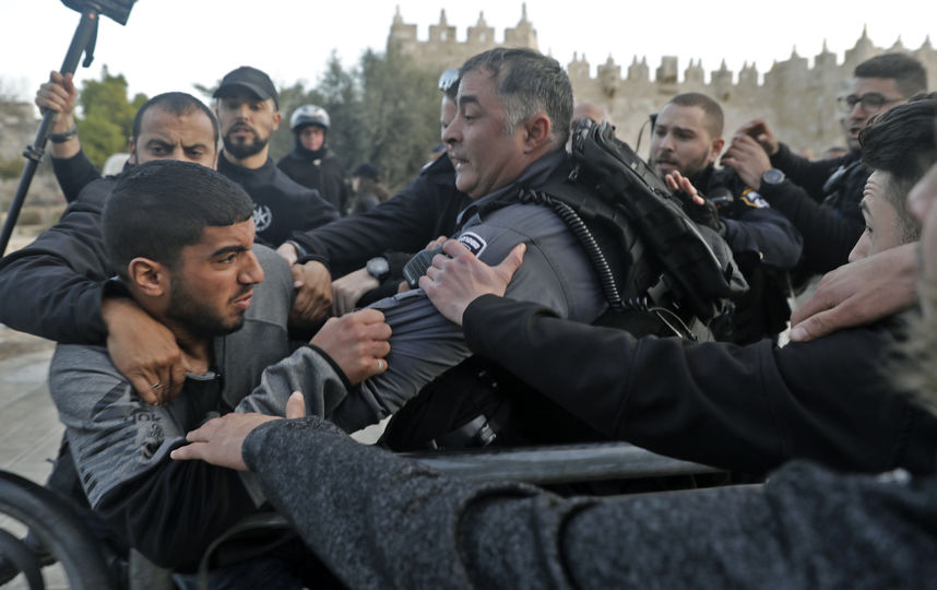 Столкновения в Иерусалиме. Фото AFP