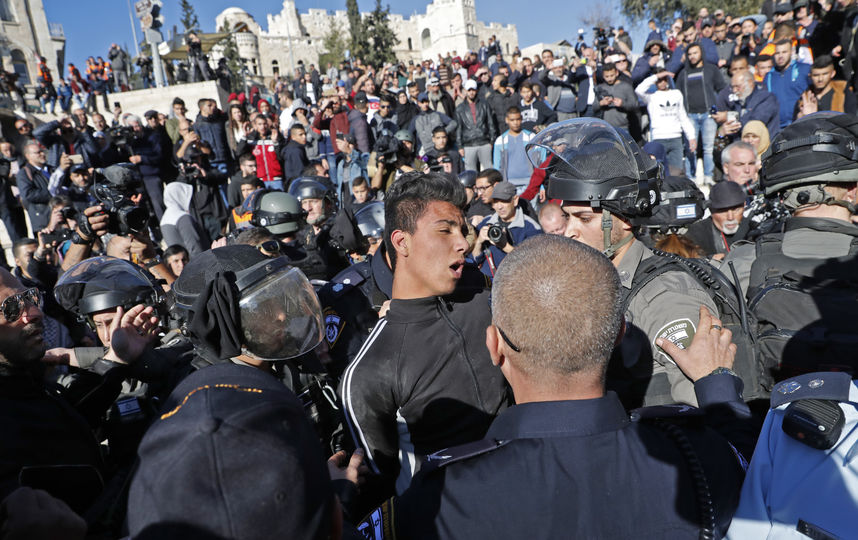 Столкновения в Иерусалиме. Фото AFP