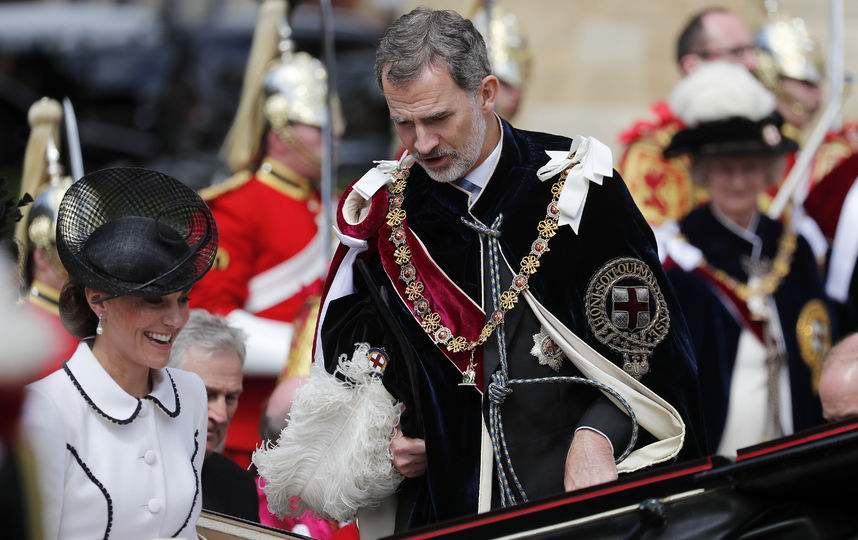 Церемония Ордена Подвязки прошла в Лондоне 17 июня. Фото Getty